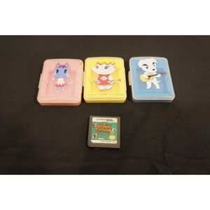 Nintendo DS Animal Crossing Wild World Game Cartridge + game cases